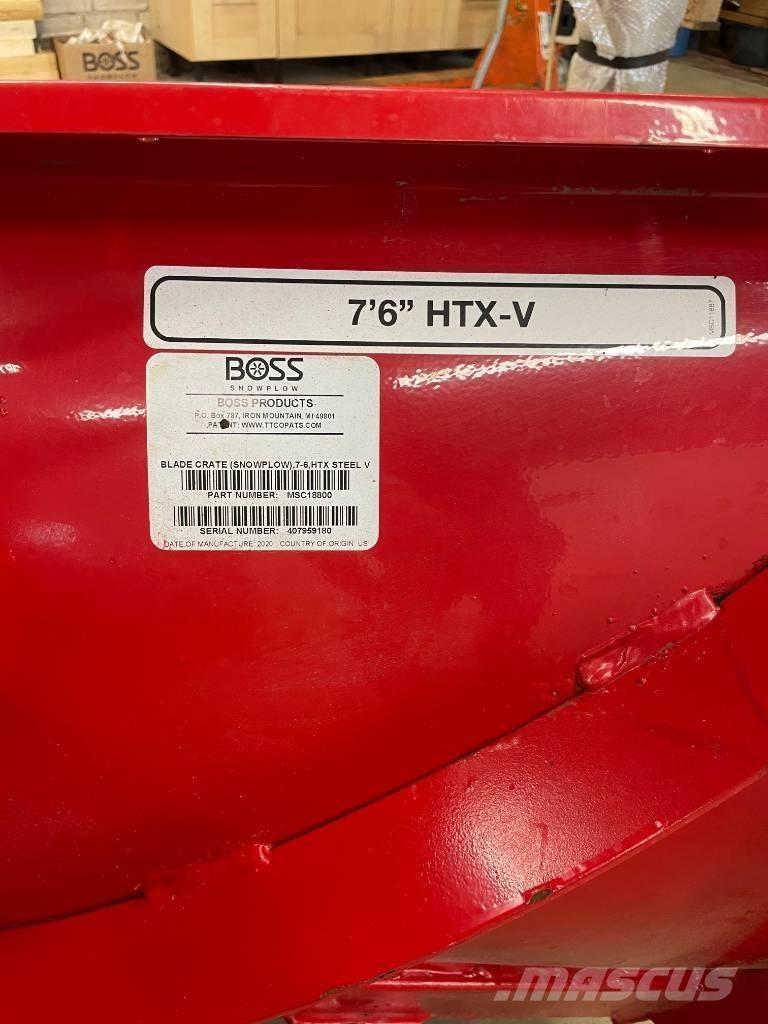 Boss 7'6'' HTX-V Снігоочищувальні ножі та плуги