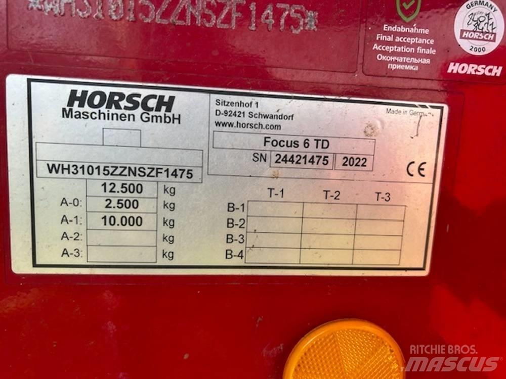 Horsch Focus 6 TD Комбіновані сівалки