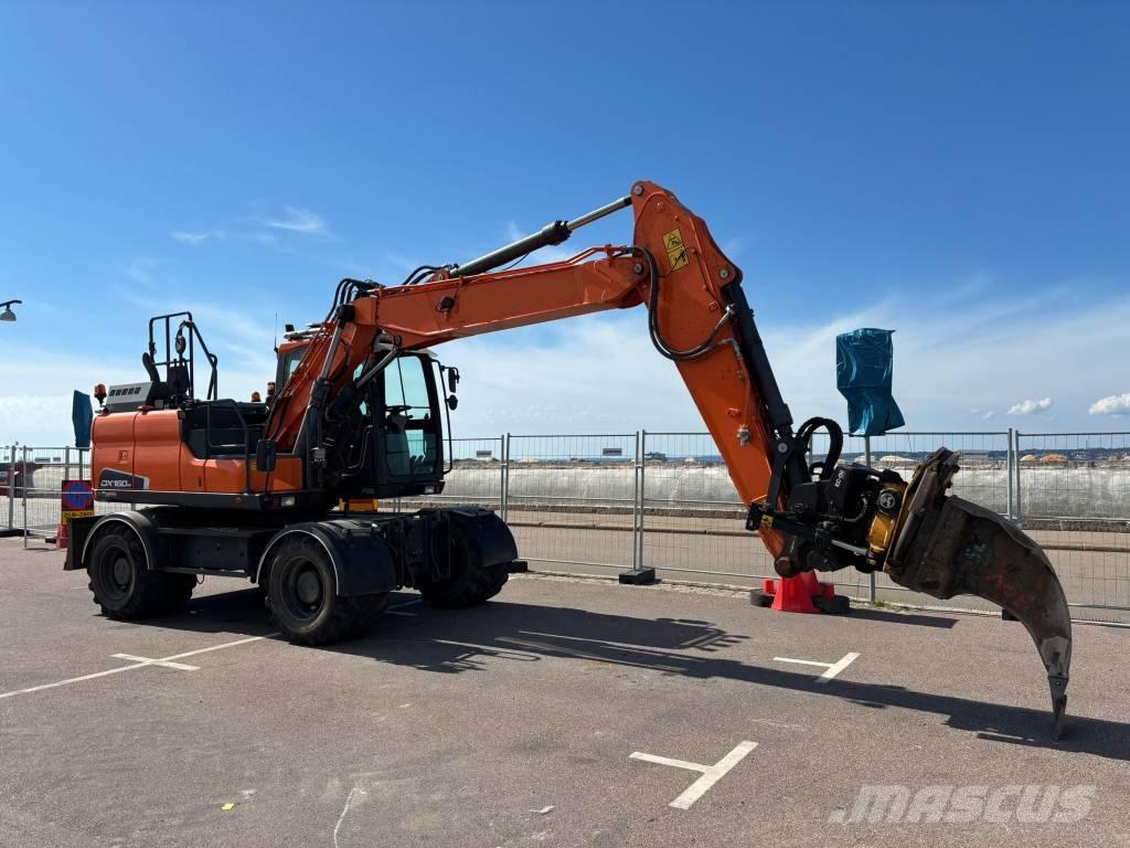 Doosan DX 160 W Колісні екскаватори