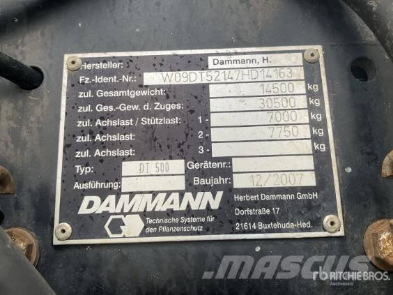 Dammann DT 5000 Самохідні обприскувачі