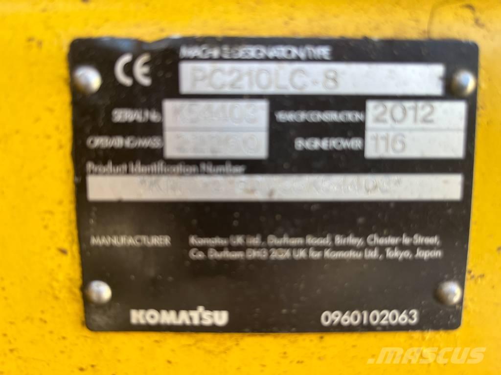 Komatsu PC 210 LC-8 Гусеничні екскаватори