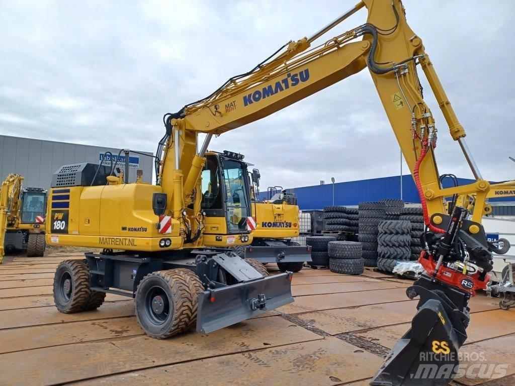 Komatsu PW180-11E0 Колісні екскаватори