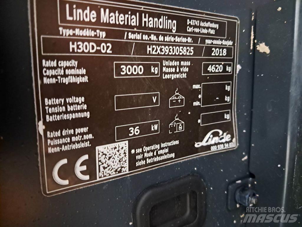 Linde H30D-02 Дизельні навантажувачі