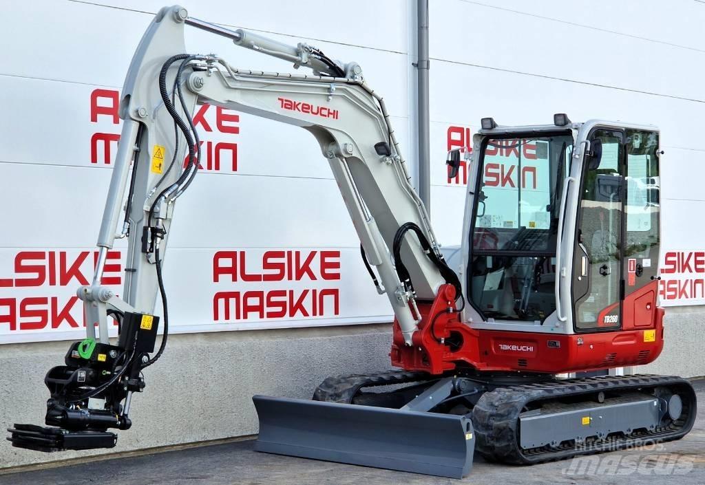 Takeuchi TB 260 Міні-екскаватори < 7т