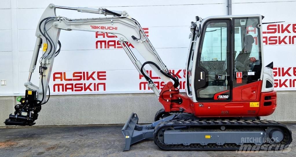 Takeuchi TB 260 Міні-екскаватори < 7т