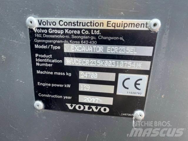 Volvo ECR235EL Гусеничні екскаватори