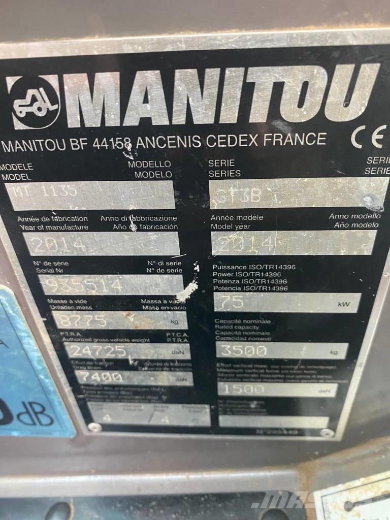 Manitou MT 1135 Телескопічні навантажувачі