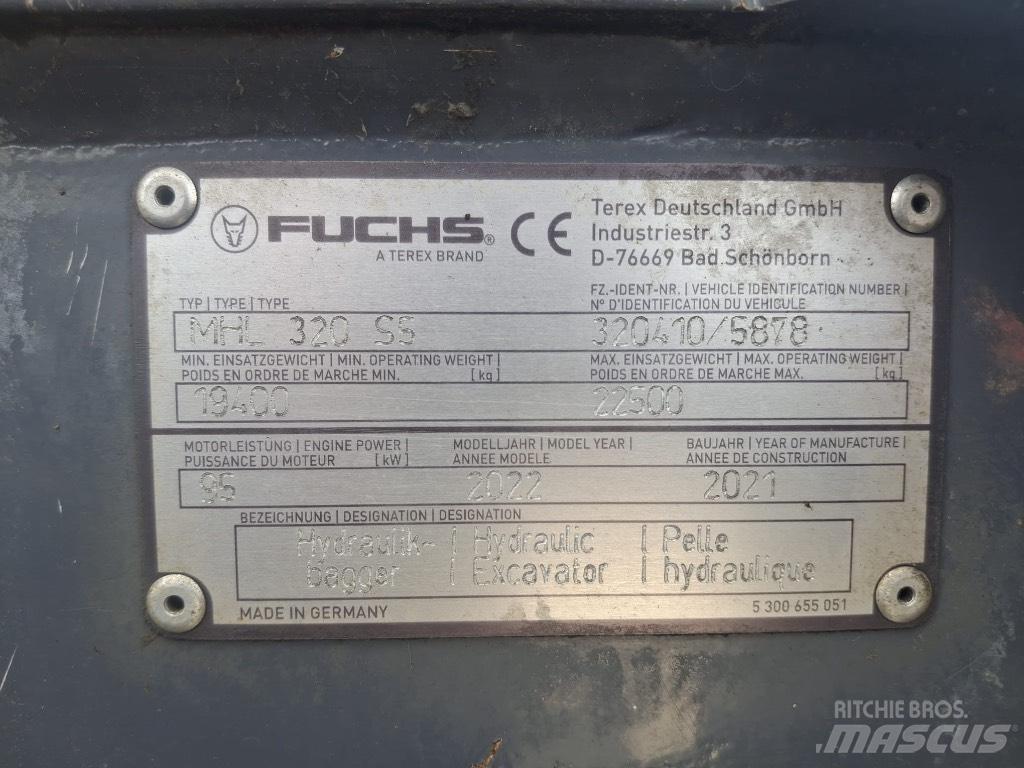 Terex Fuchs MHL320F Складська техніка - Інші
