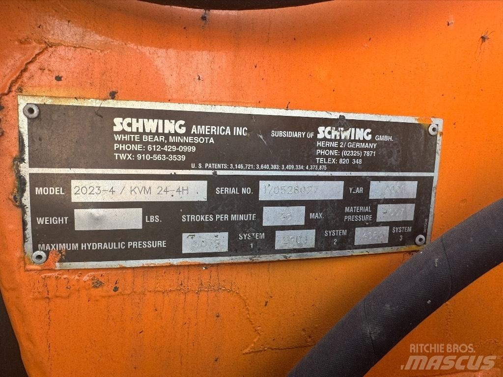 Schwing KVM 24-4H Бетононасоси