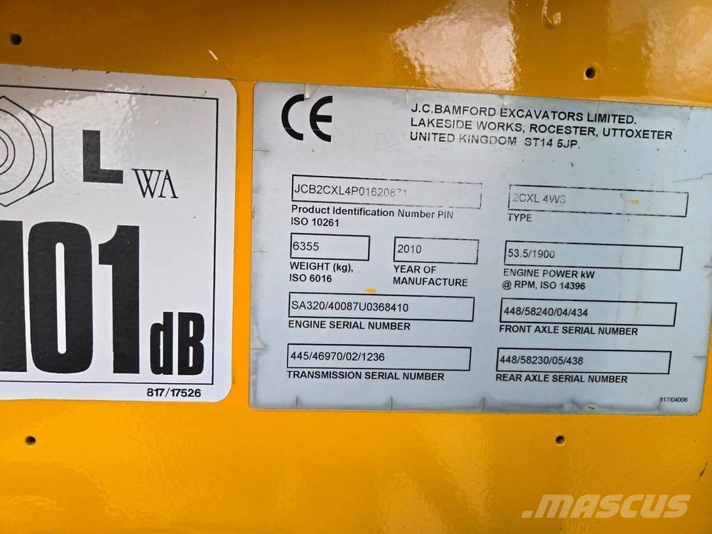 JCB 2CX Фронтальні навантажувачі