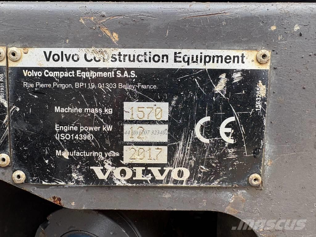 Volvo EC 15 D Міні-екскаватори < 7т