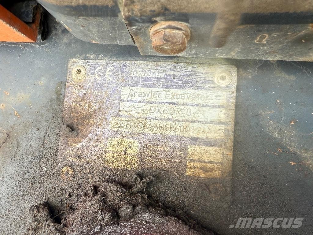 Doosan DX 62 R-3 Міні-екскаватори < 7т
