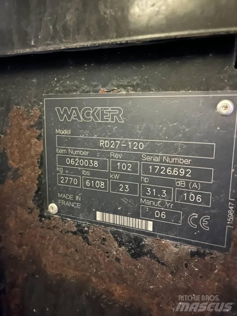 Wacker RD27 Ущільнювачі грунту