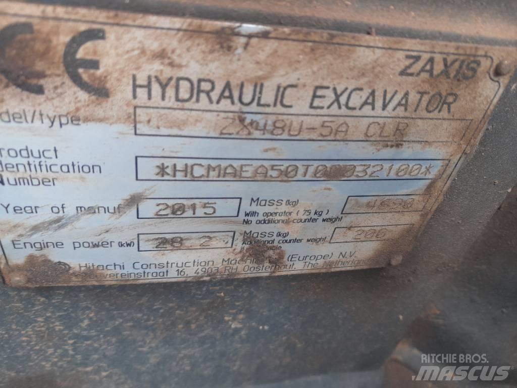 Hitachi ZX 40 Міні-екскаватори < 7т