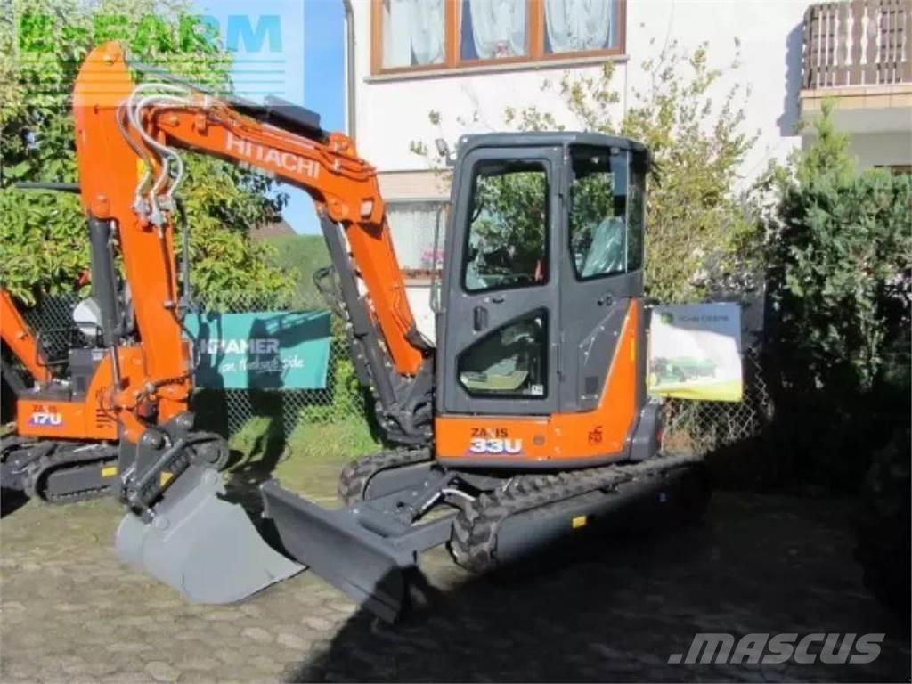 Hitachi zx 33 u-6 Колісні екскаватори