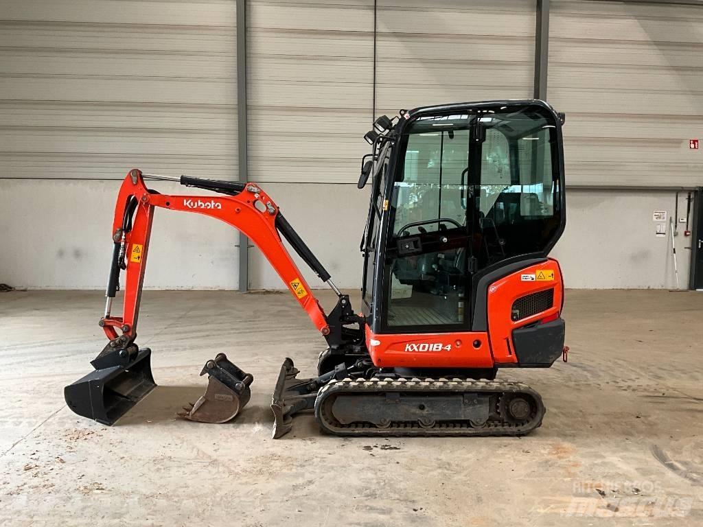 Kubota KX 018-4 Міні-екскаватори < 7т