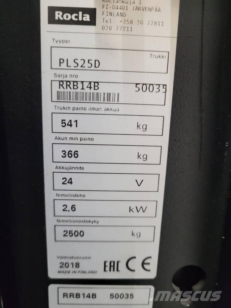 Rocla PLS25D Підбирачі замовлень з нижніх ярусів