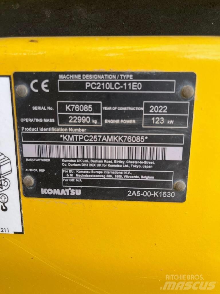 Komatsu PC210LC-11E0 Гусеничні екскаватори