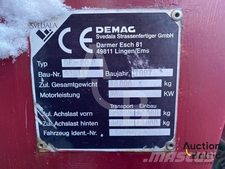 Demag DF 90 P Асфальтовкладачі