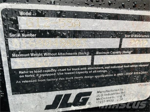 JLG G 12-55 A Телескопічні навантажувачі