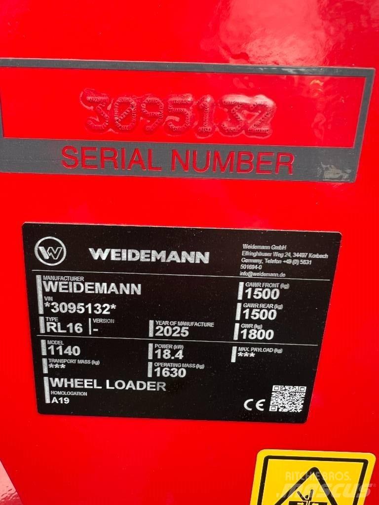 Weidemann 1140 Багатофункціональне обладнання для вантажних і землекопальних робіт