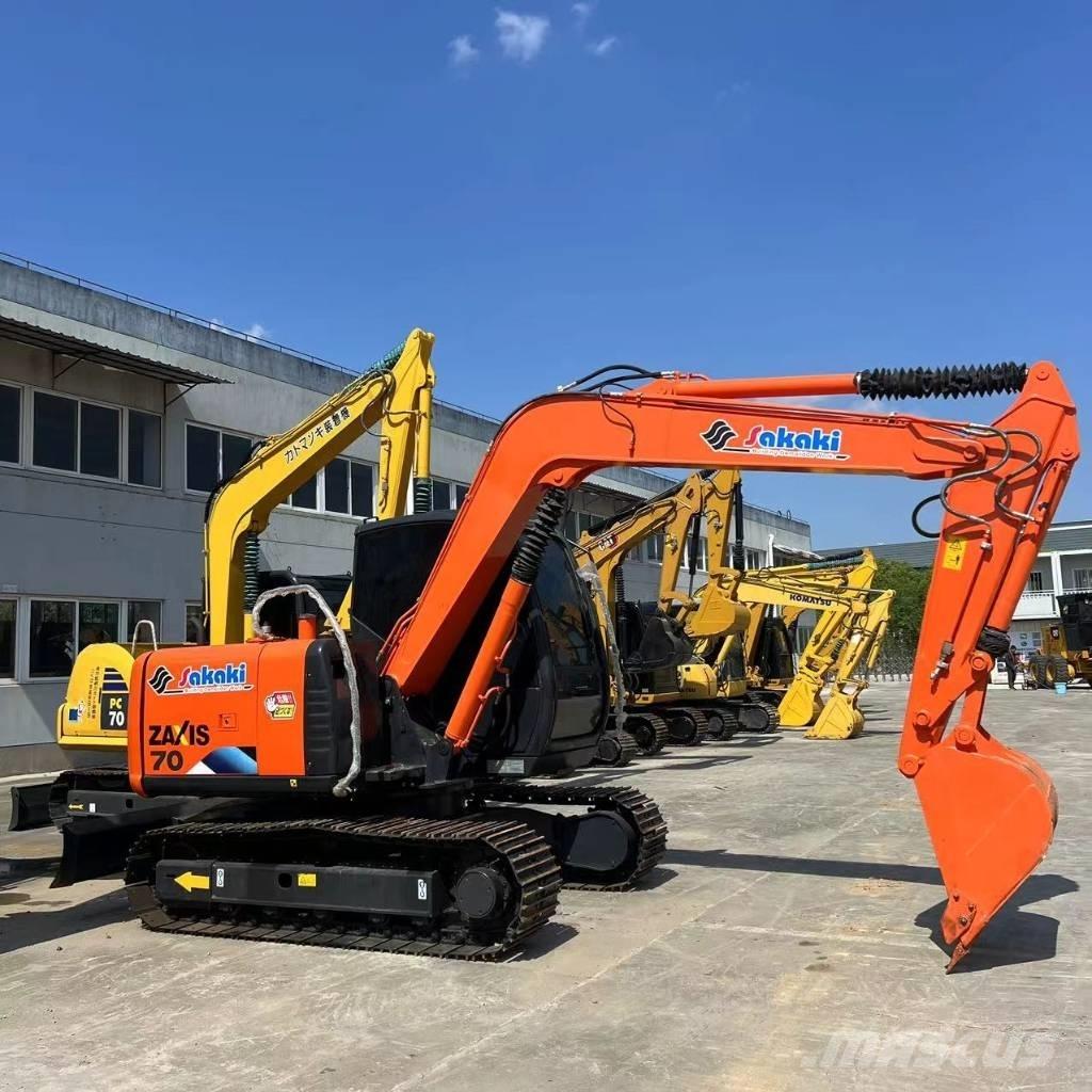 Hitachi ZX 70 Міні-екскаватори < 7т