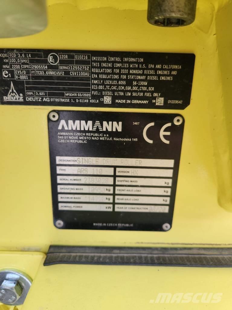 Ammann ARS 110 Грунтові котки