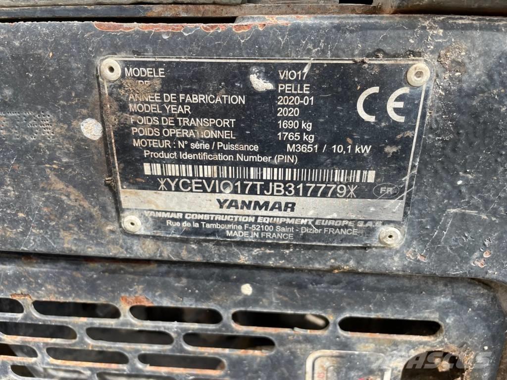 Yanmar Vio 17 U Міні-екскаватори < 7т