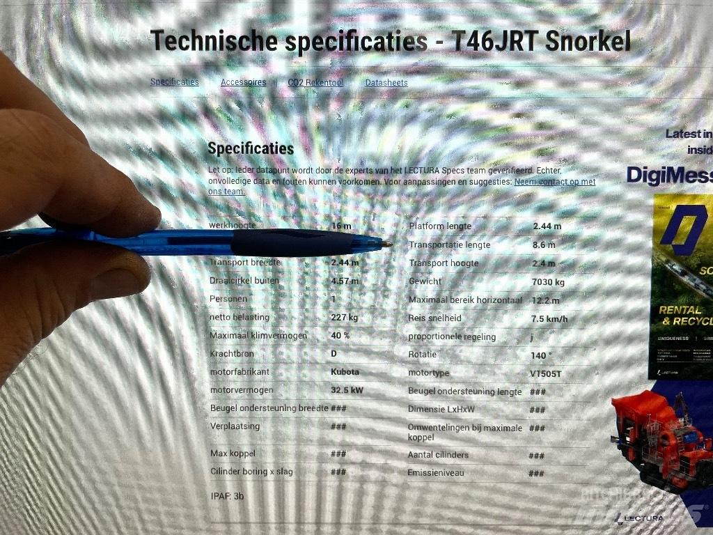 Snorkel T 46 J RT Колінчаті підйомники