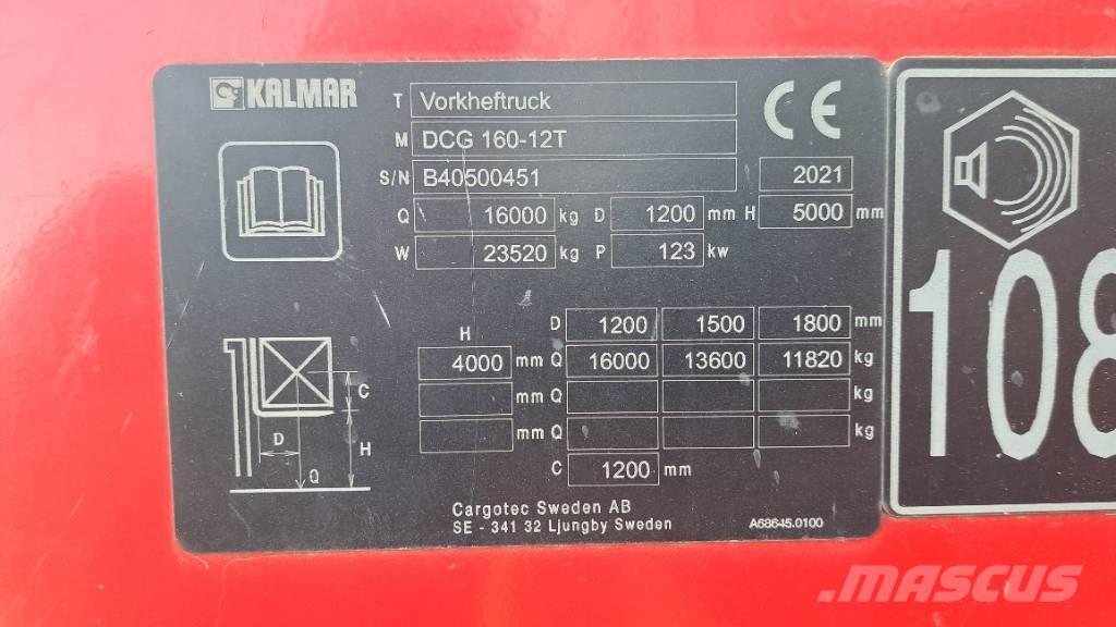 Kalmar DCG160-12T Будтехніка - Інші