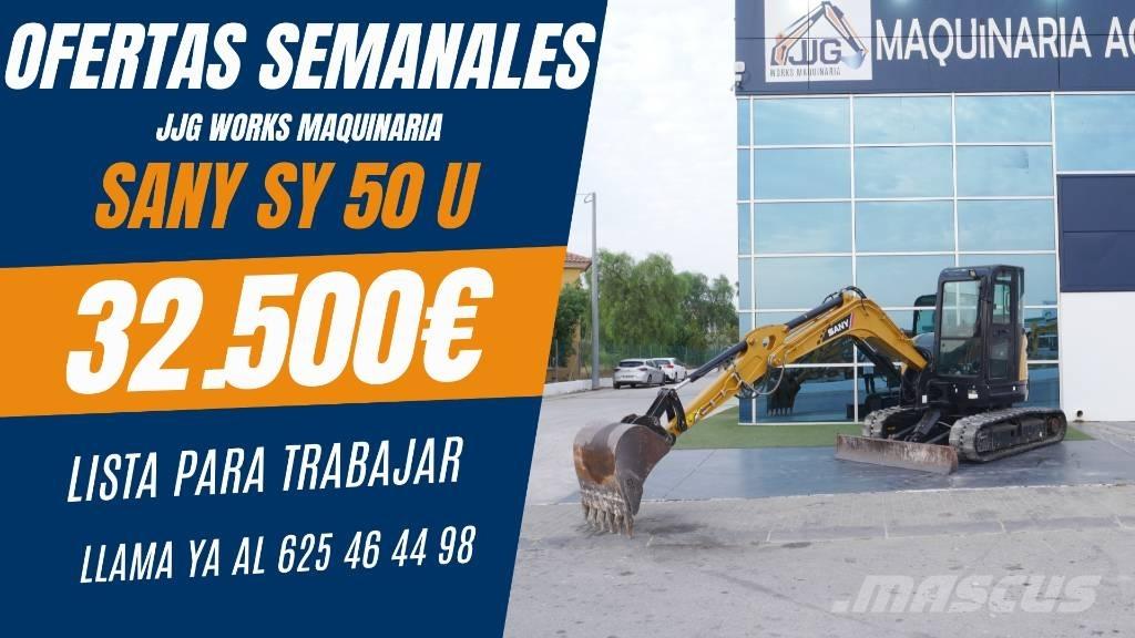 Sany SY 50 U Міні-екскаватори < 7т