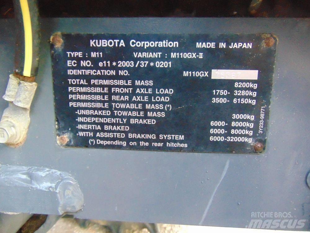 Kubota M 110 GX Трактори