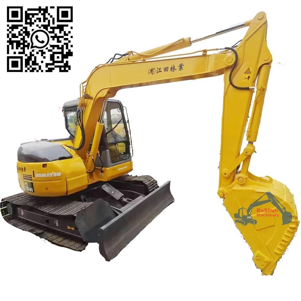 Komatsu PC78US Міні-екскаватори < 7т