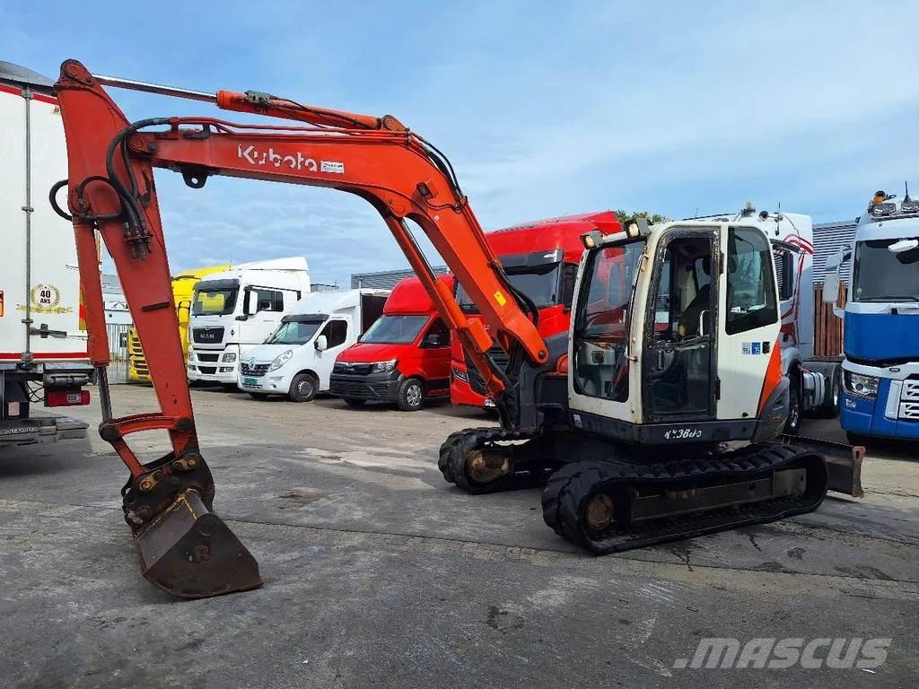 Kubota KX080 Середні екскаватори 7т. - 12т.