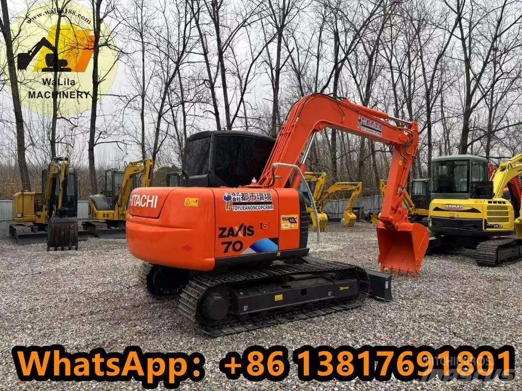 Hitachi ZX 70 Міні-екскаватори < 7т