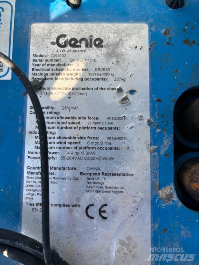 Genie GS 1932 Підйомники-ножиці