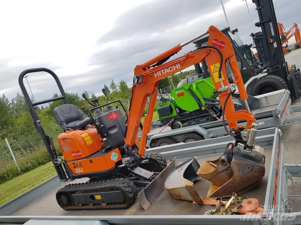 Hitachi ZX10U-2 Міні-екскаватори < 7т