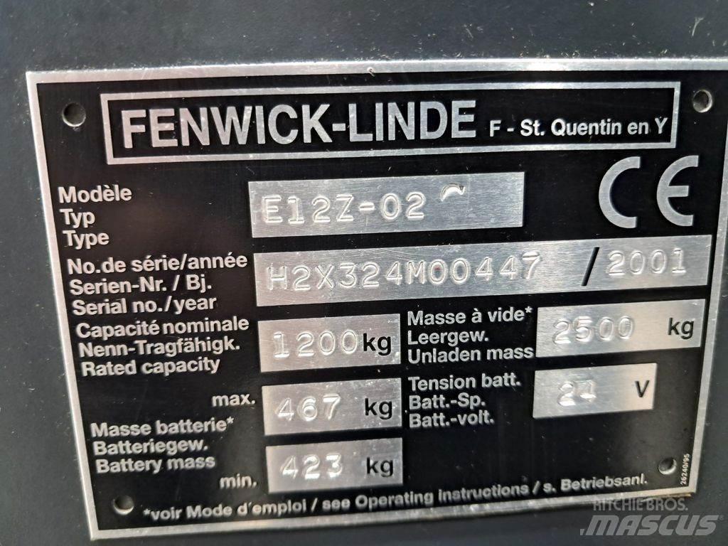 Linde E12Z-02 Електронавантажувачі