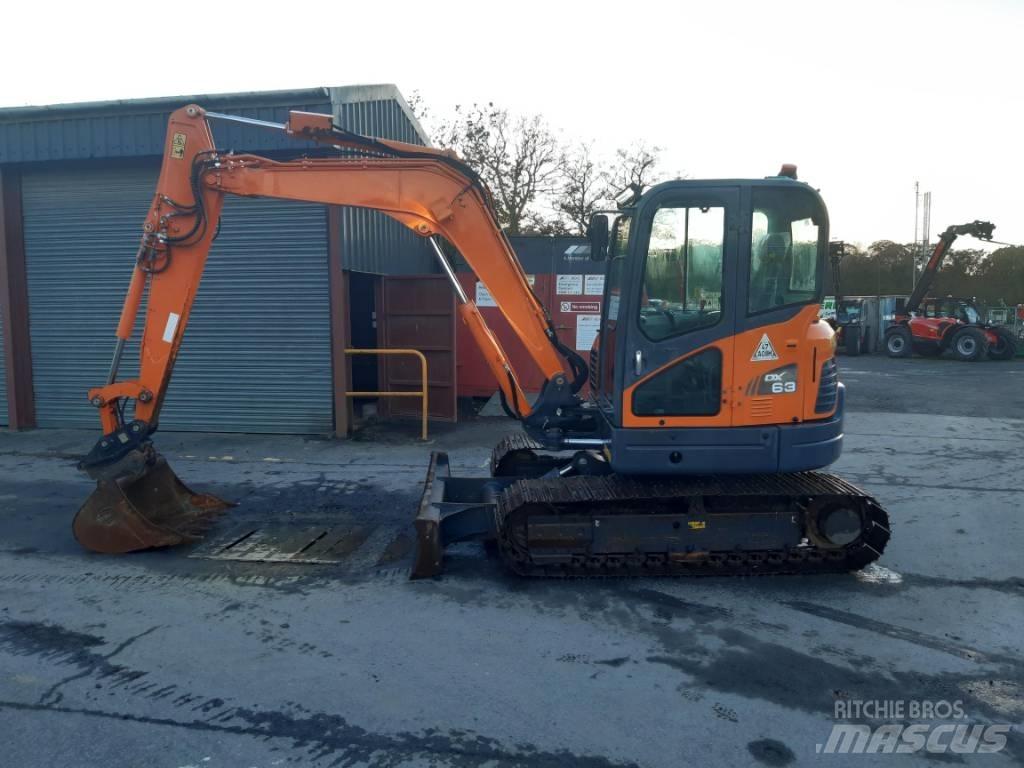 Doosan DX 63-3 Гусеничні екскаватори