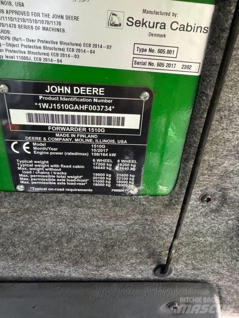 John Deere 1510G Форвардери