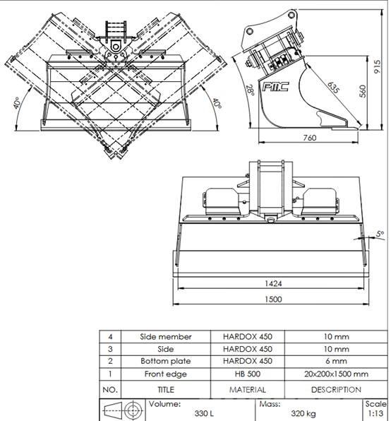 PMC HPB 118 Ковші