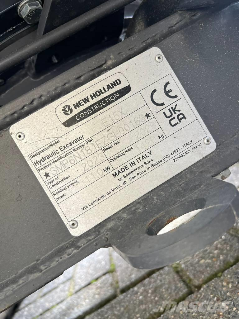 New Holland E 15 X Міні-екскаватори < 7т