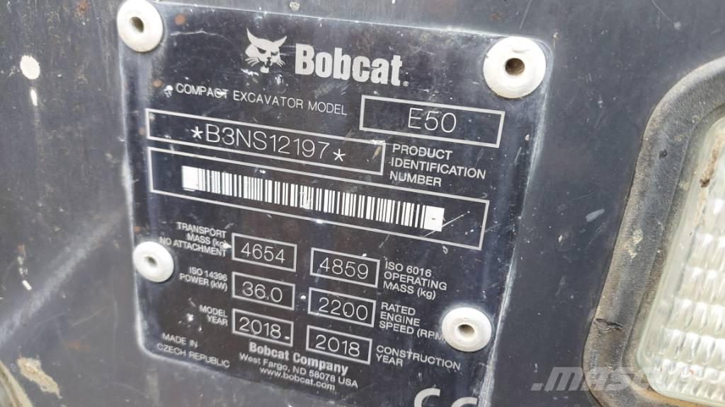Bobcat E-50 BB-E50 Гусеничні екскаватори