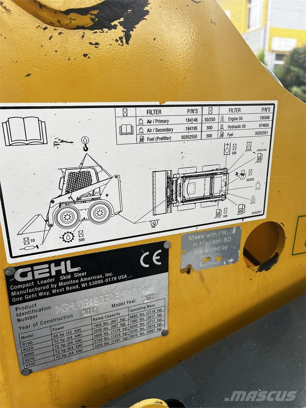 Gehl R 190 Міні-навантажувачі