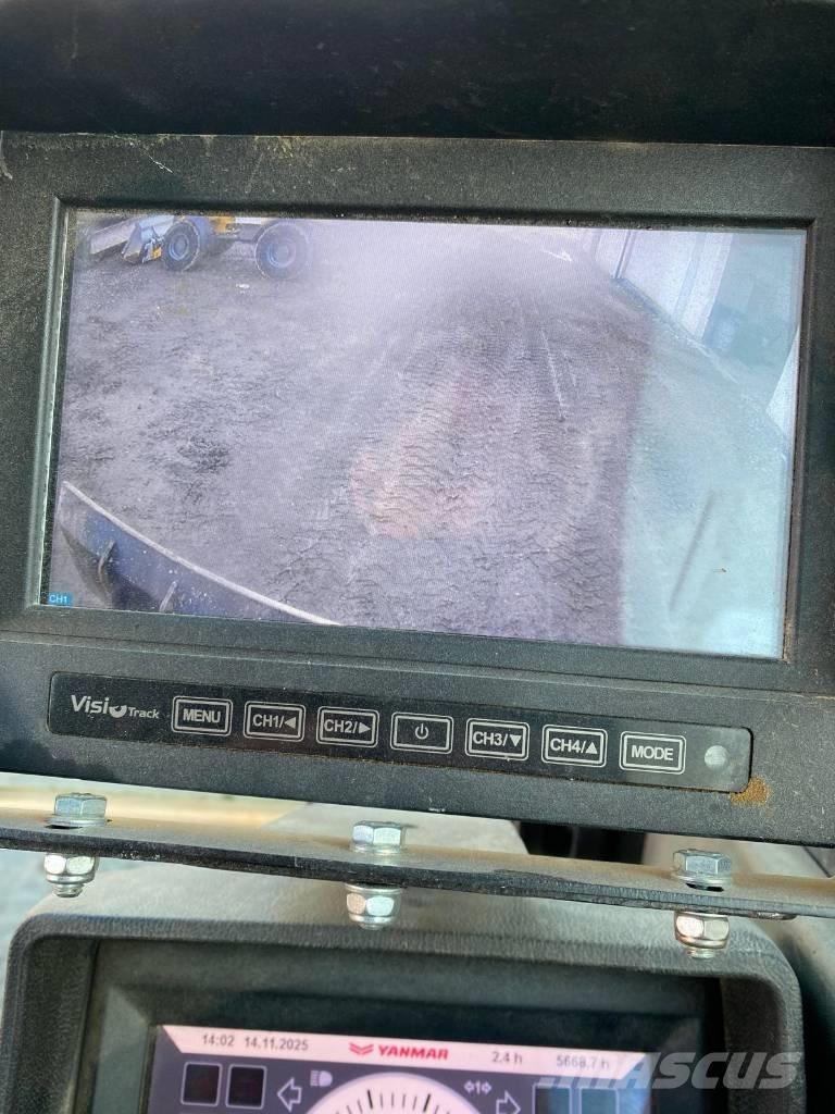 Yanmar B 95 W Колісні екскаватори