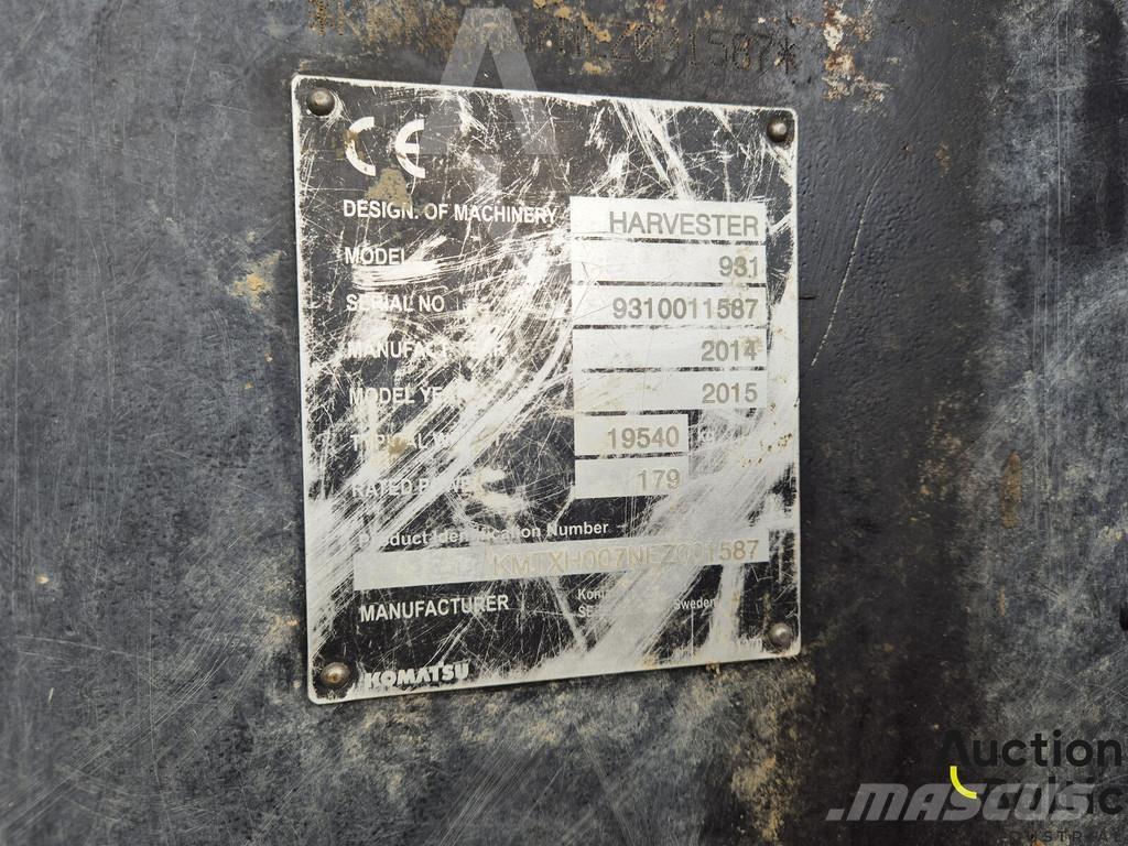 Komatsu 931.1 Харвестери