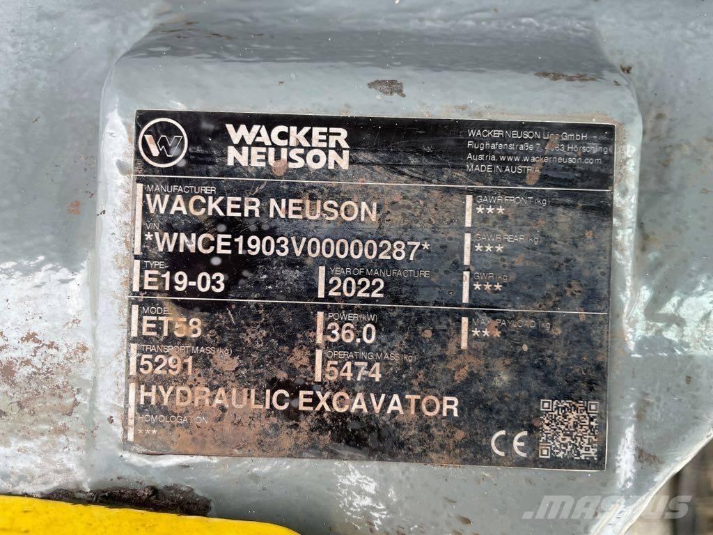 Wacker Neuson ET58 Гусеничні екскаватори