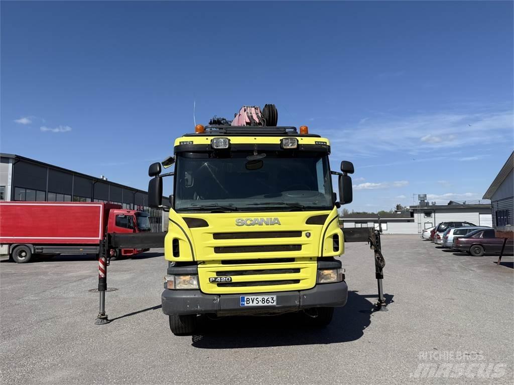 Scania P420 8X2 Автокрани