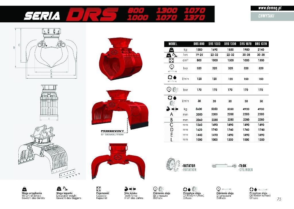  DEMOQ DSR1300 Грейфери