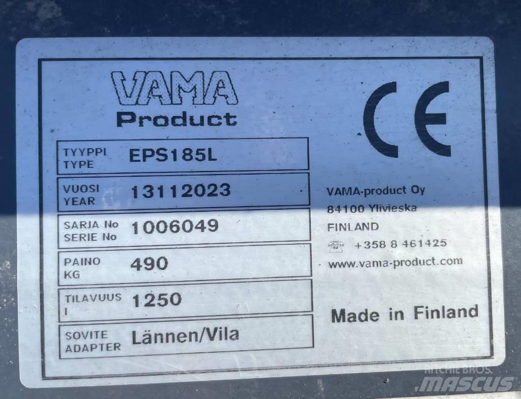Vama EPL185L Компактні навісні знаряддя
